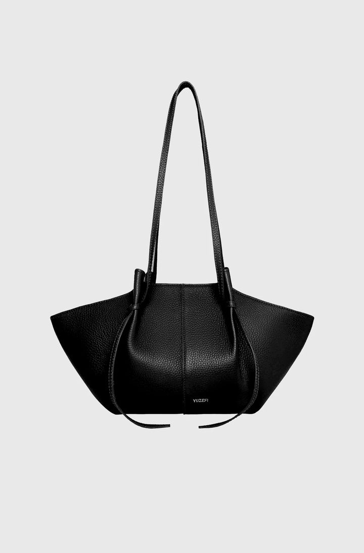 Mochi Pebble Grain Leather Black