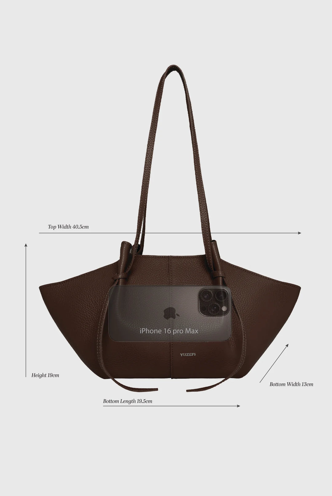 Mochi Pebble Grain Leather Black