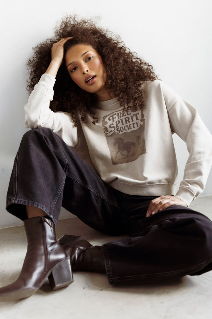 Moira Sweatshirt Greige