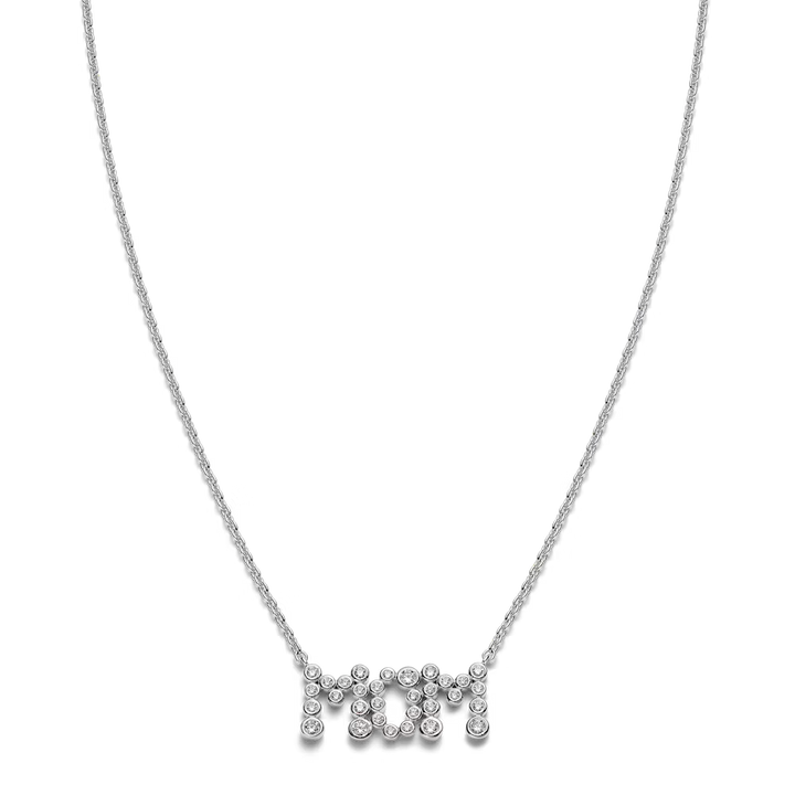 Mom Collet Necklace Silver
