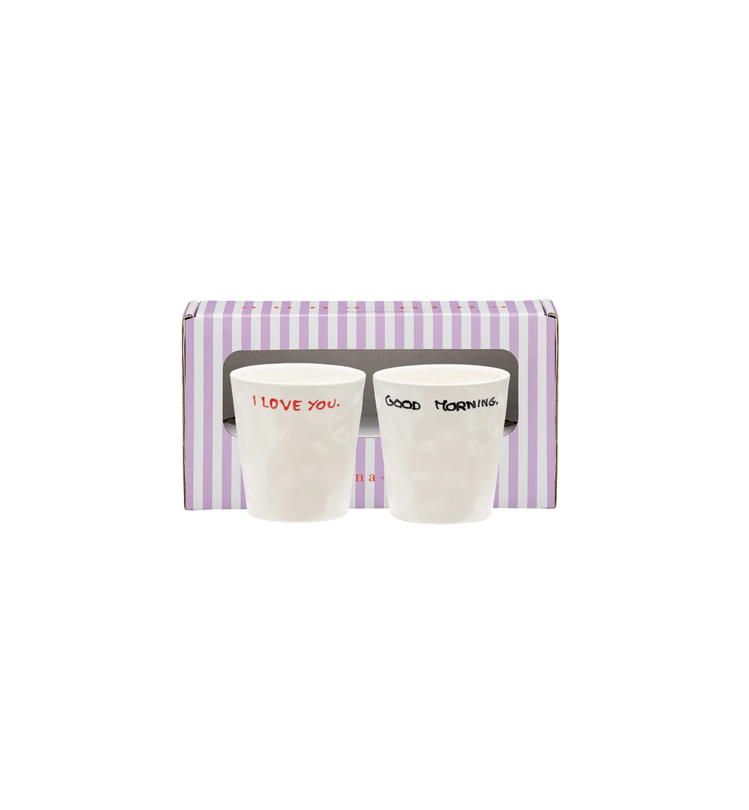 Perfect Morning Coffee Cup Set of 2