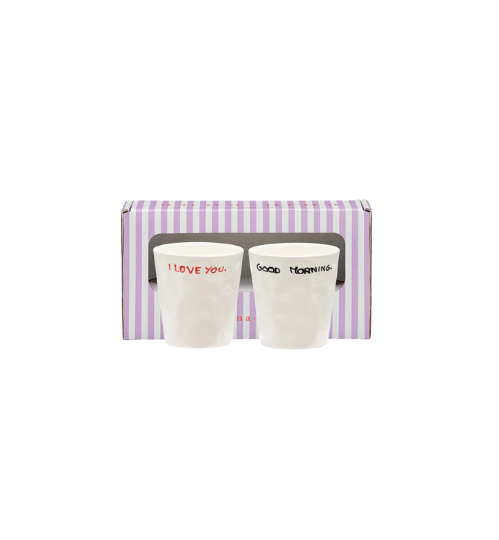 Perfect Morning Coffee Cup Set of 2