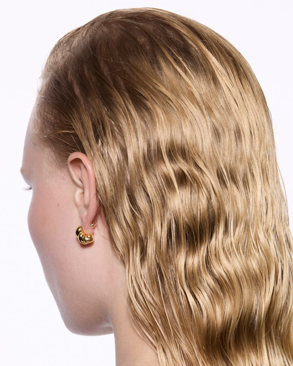 Robe Earring Small Gold