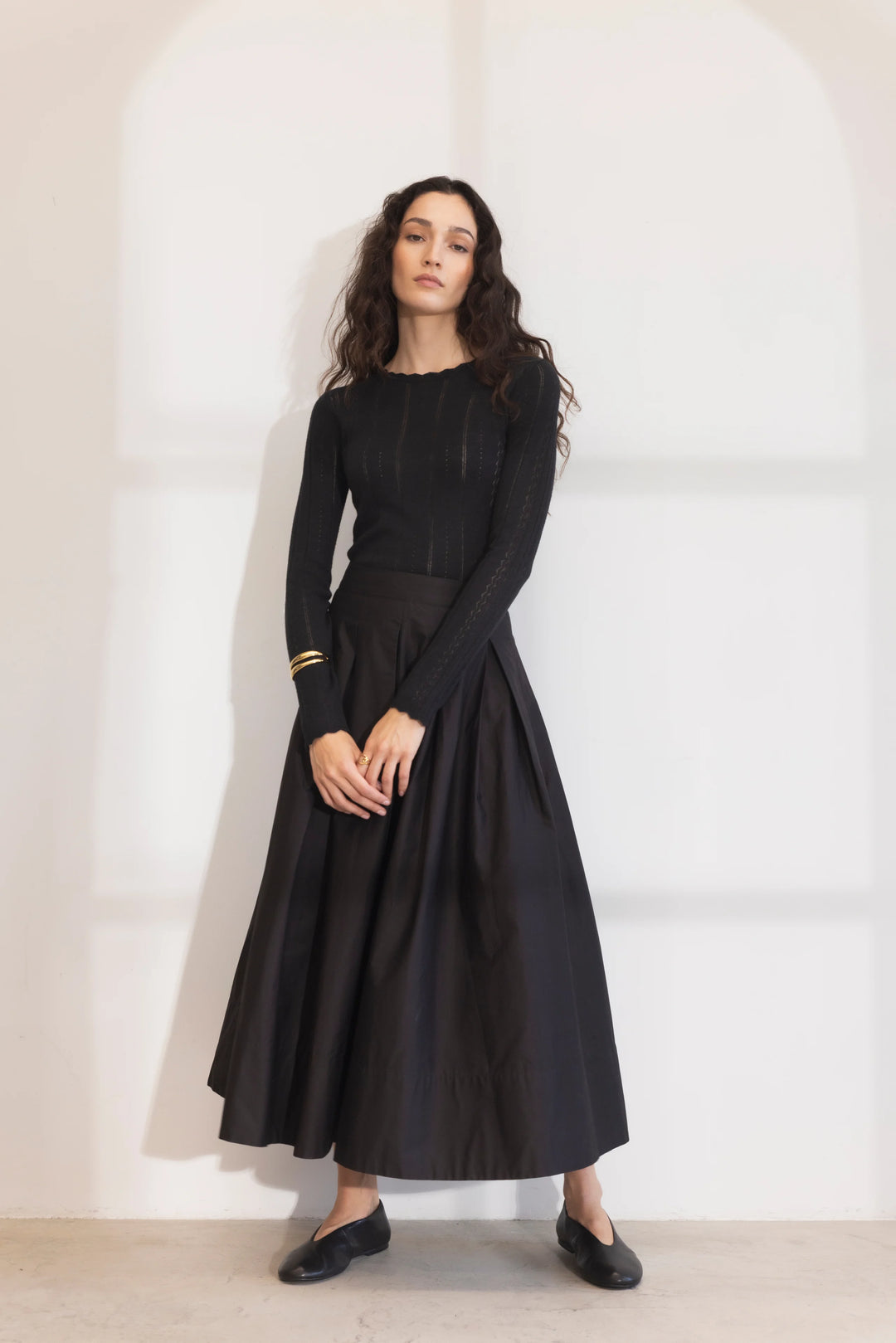 Safir Knit Top Black