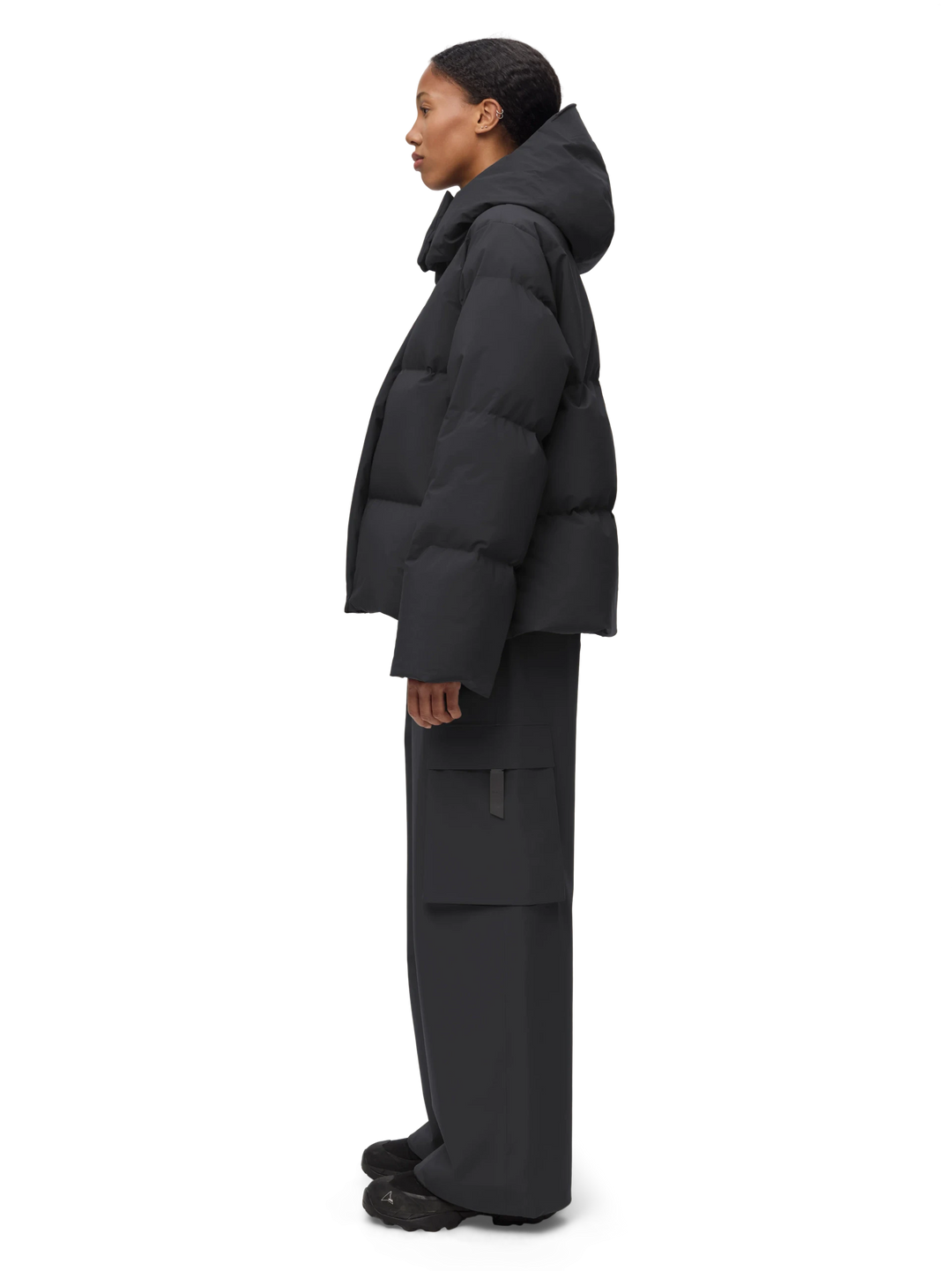 Selje down jacket - Dark Cloud