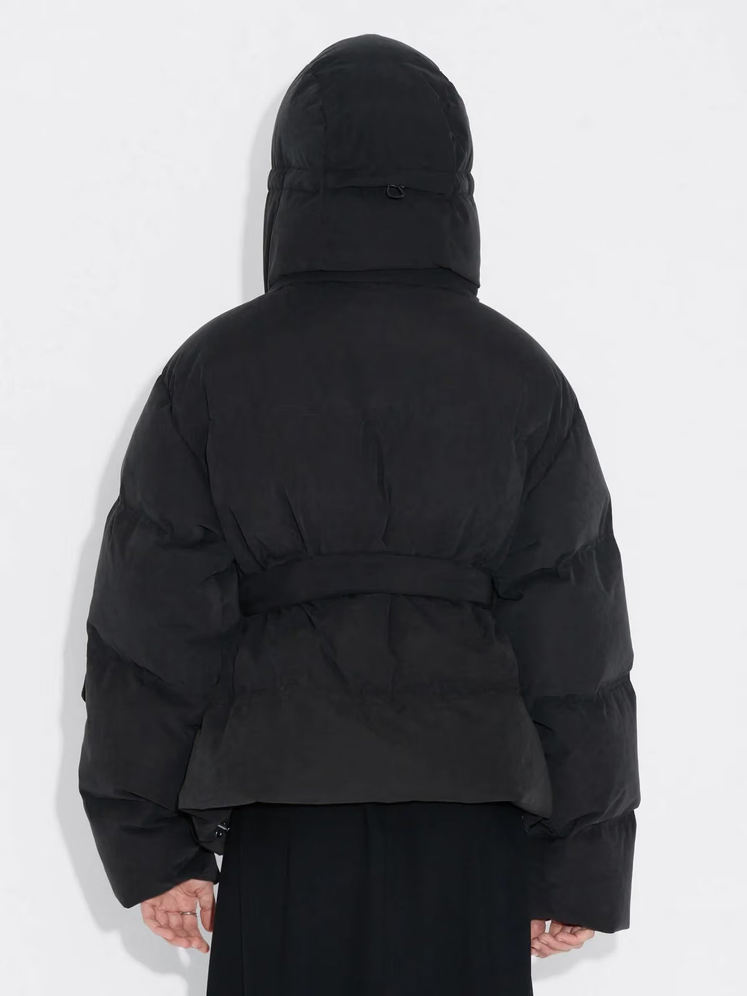 Steilia Brushed Down Coat Black