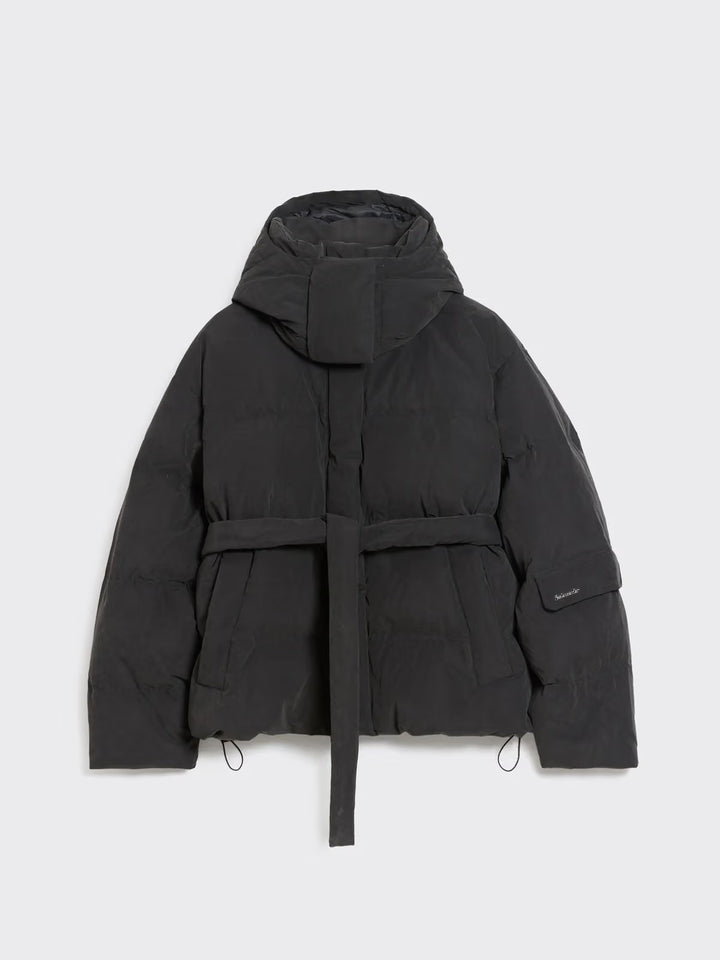 Steilia Brushed Down Coat Black
