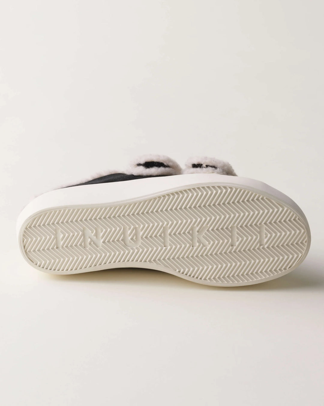 Shearling low velcro Black